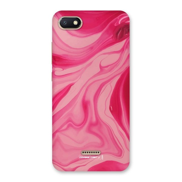 Sizzling Pink Marble Texture Back Case for Redmi 6A