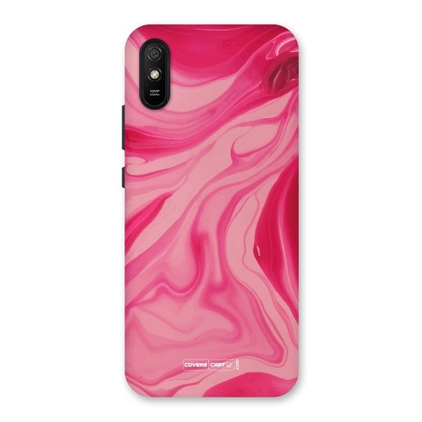 Sizzling Pink Marble Texture Back Case for Redmi 9i