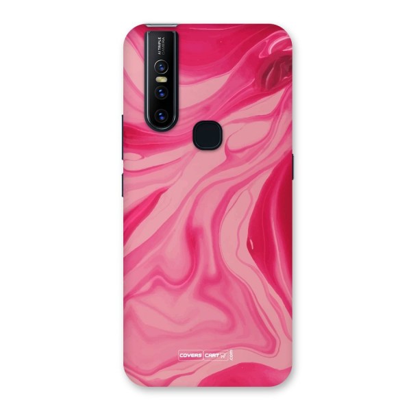 Sizzling Pink Marble Texture Back Case for Vivo V15