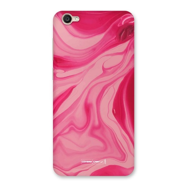 Sizzling Pink Marble Texture Back Case for Vivo Y55s