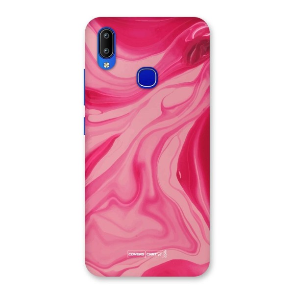 Sizzling Pink Marble Texture Back Case for Vivo Y91