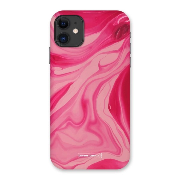 Sizzling Pink Marble Texture Back Case for iPhone 11