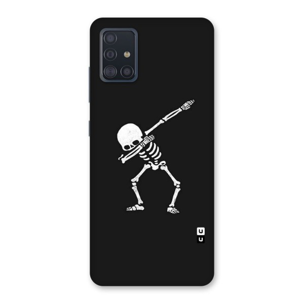 Skeleton Dab White Back Case for Galaxy A51