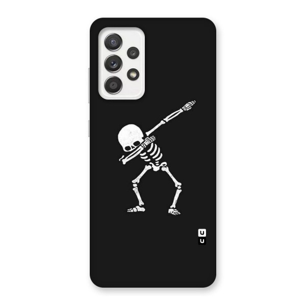 Skeleton Dab White Back Case for Galaxy A52