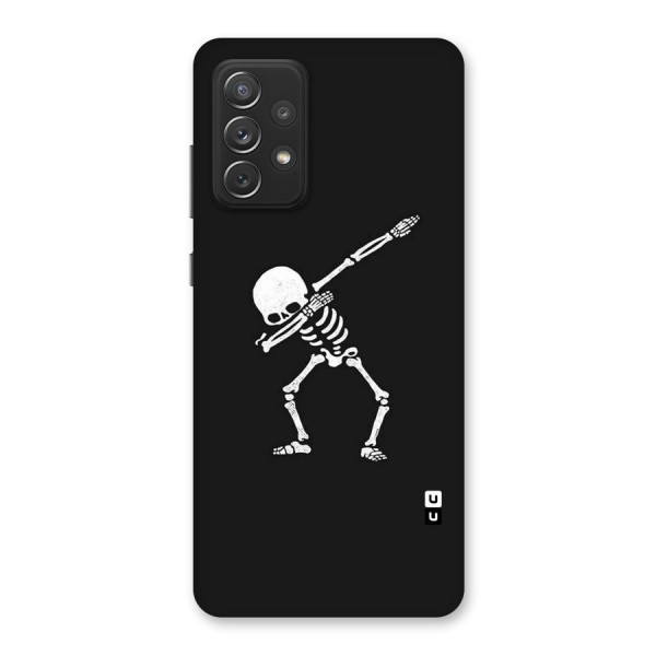 Skeleton Dab White Back Case for Galaxy A72