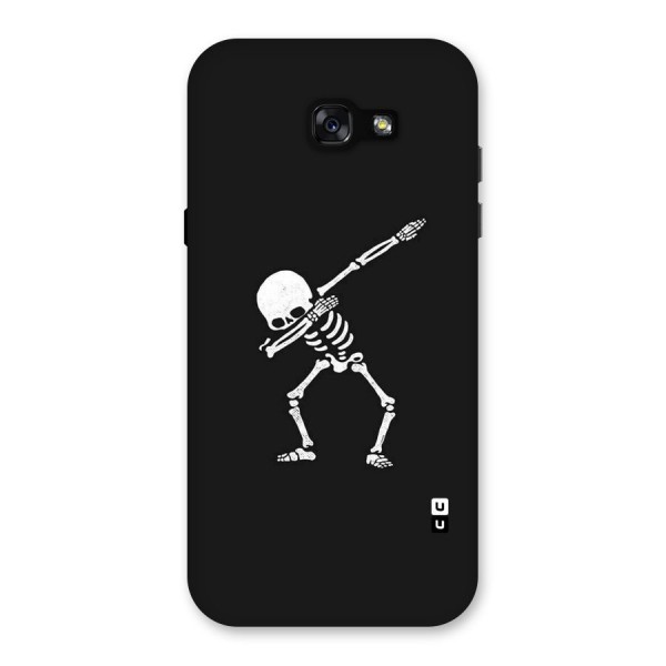 Skeleton Dab White Back Case for Galaxy A7 (2017)