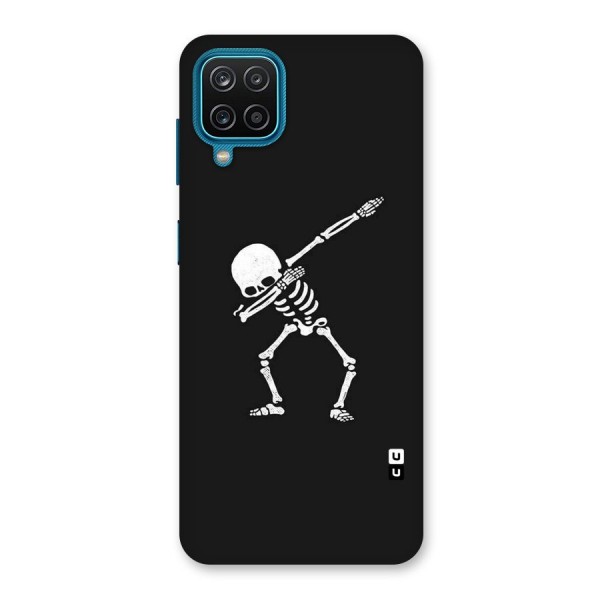 Skeleton Dab White Back Case for Galaxy F12