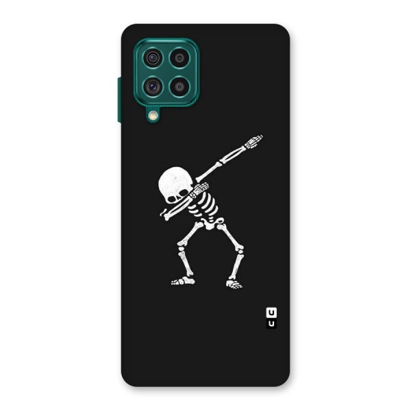 Skeleton Dab White Back Case for Galaxy F62