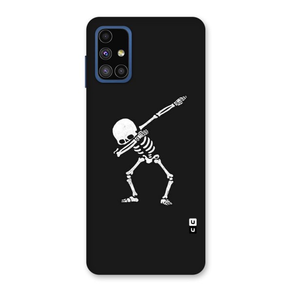 Skeleton Dab White Back Case for Galaxy M51