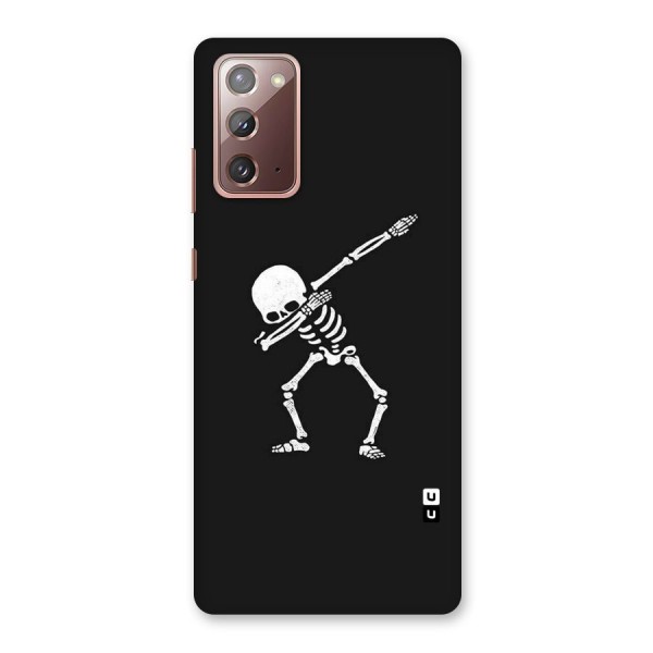 Skeleton Dab White Back Case for Galaxy Note 20