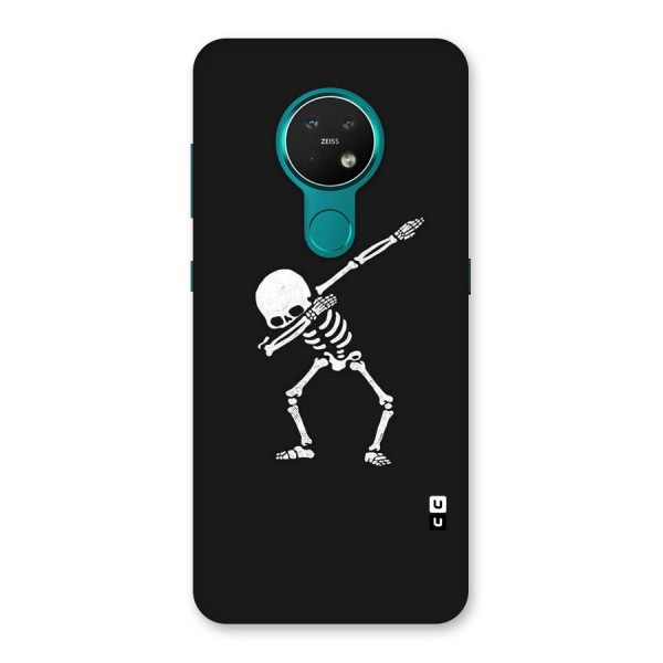 Skeleton Dab White Back Case for Nokia 7.2