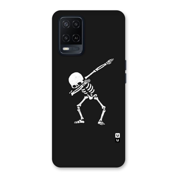 Skeleton Dab White Back Case for Oppo A54