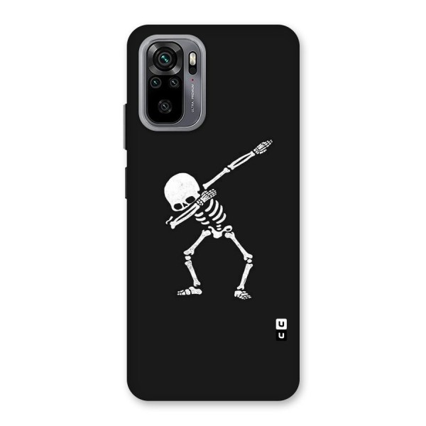 Skeleton Dab White Back Case for Redmi Note 10