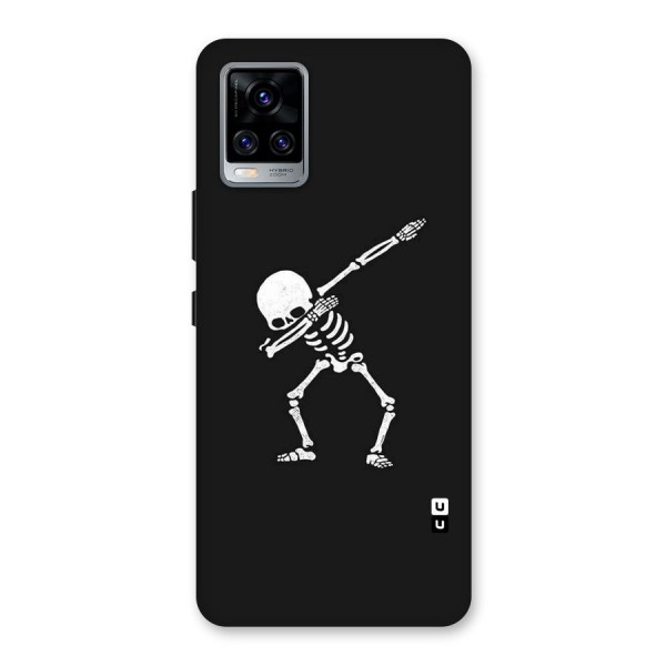 Skeleton Dab White Back Case for Vivo V20 Pro