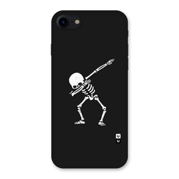 Skeleton Dab White Back Case for iPhone SE 2020