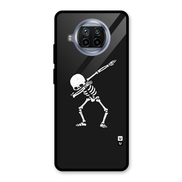 Skeleton Dab White Glass Back Case for Mi 10i