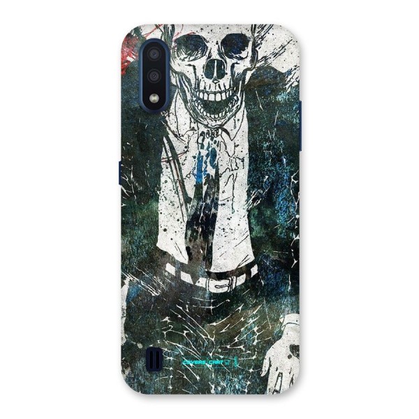 Skeleton in a Suit Back Case for Galaxy M01