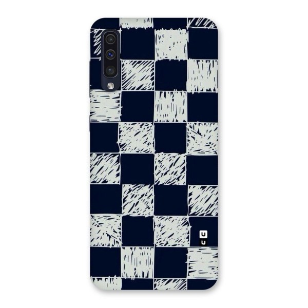 Sketchy Check Design Back Case for Galaxy A50