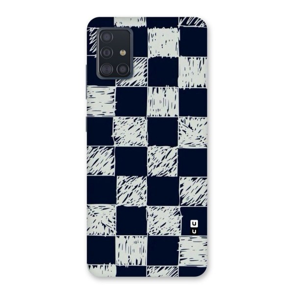 Sketchy Check Design Back Case for Galaxy A51