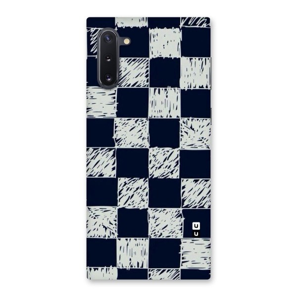 Sketchy Check Design Back Case for Galaxy Note 10