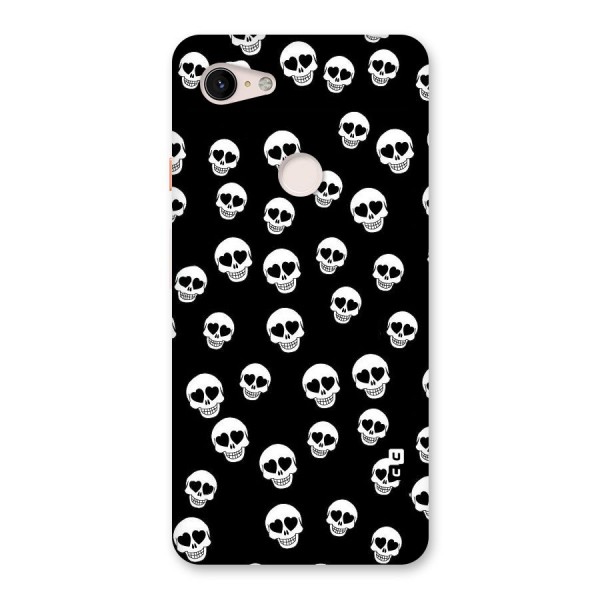 Skull Heart Back Case for Google Pixel 3 XL