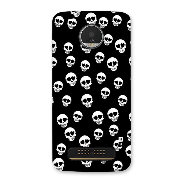 Skull Heart Back Case for Moto Z Play