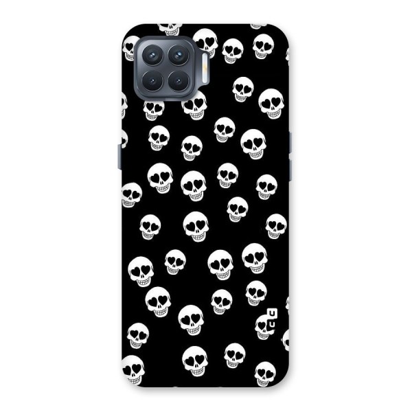 Skull Heart Back Case for Oppo F17 Pro