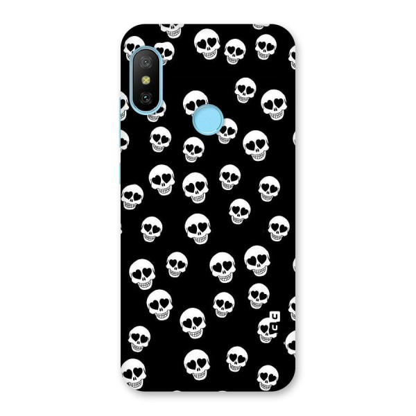 Skull Heart Back Case for Redmi 6 Pro