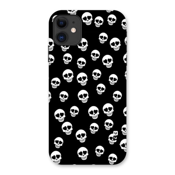 Skull Heart Back Case for iPhone 11