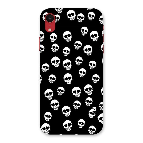 Skull Heart Back Case for iPhone XR