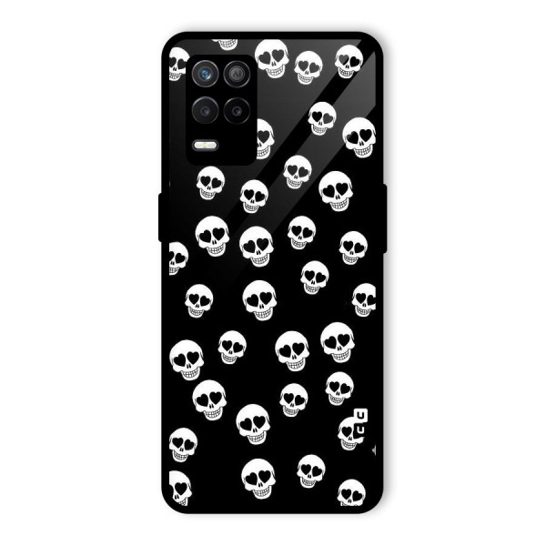 Skull Heart Glass Back Case for Realme 9 5G