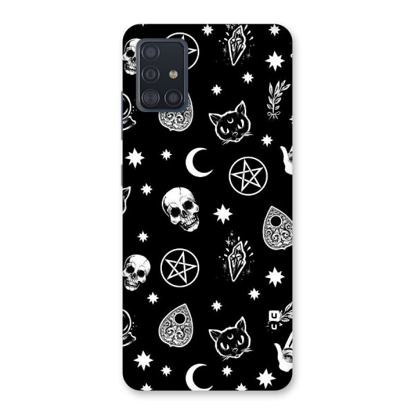 Skull Moon Design Back Case for Galaxy A51