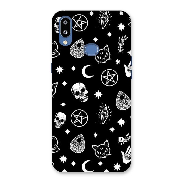 Skull Moon Design Back Case for Galaxy M01s