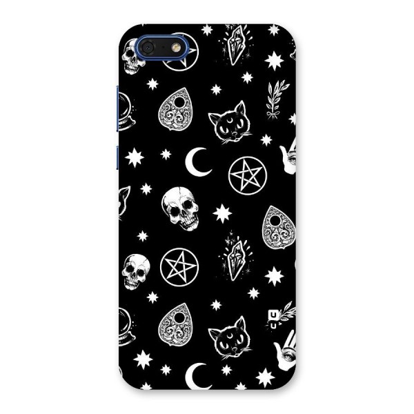 Skull Moon Design Back Case for Honor 7s