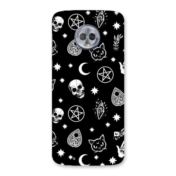 Skull Moon Design Back Case for Moto G6