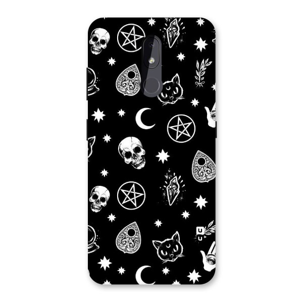 Skull Moon Design Back Case for Nokia 3.2