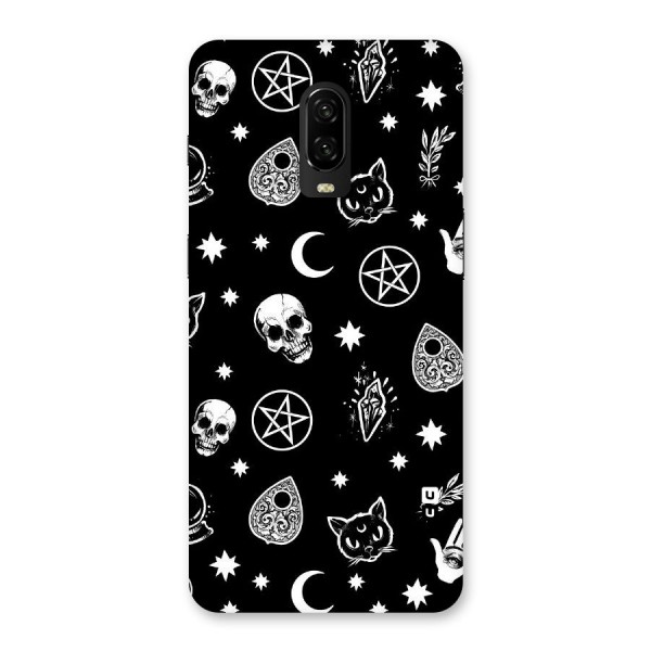 Skull Moon Design Back Case for OnePlus 6T