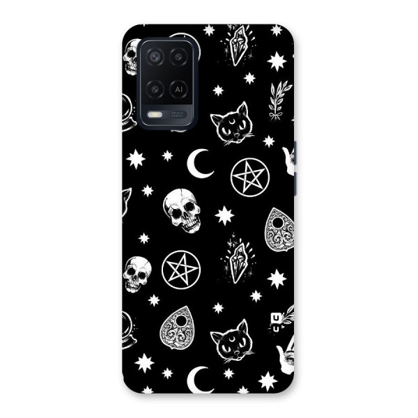 Skull Moon Design Back Case for Oppo A54