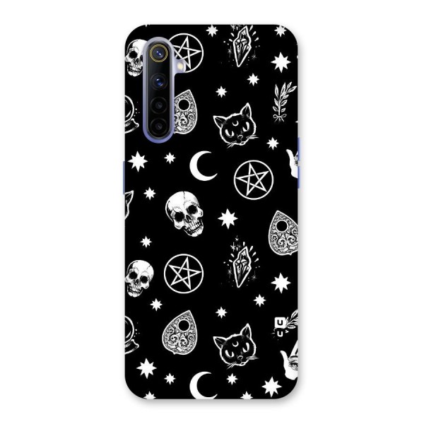 Skull Moon Design Back Case for Realme 6