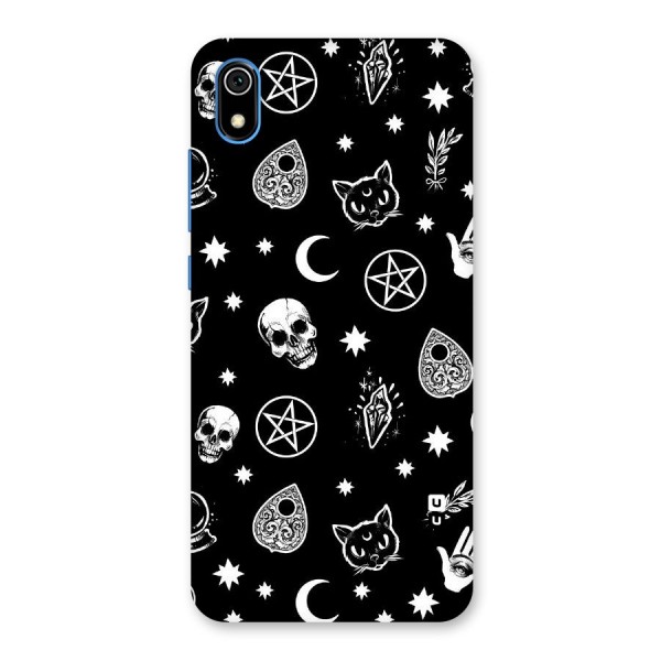 Skull Moon Design Back Case for Redmi 7A