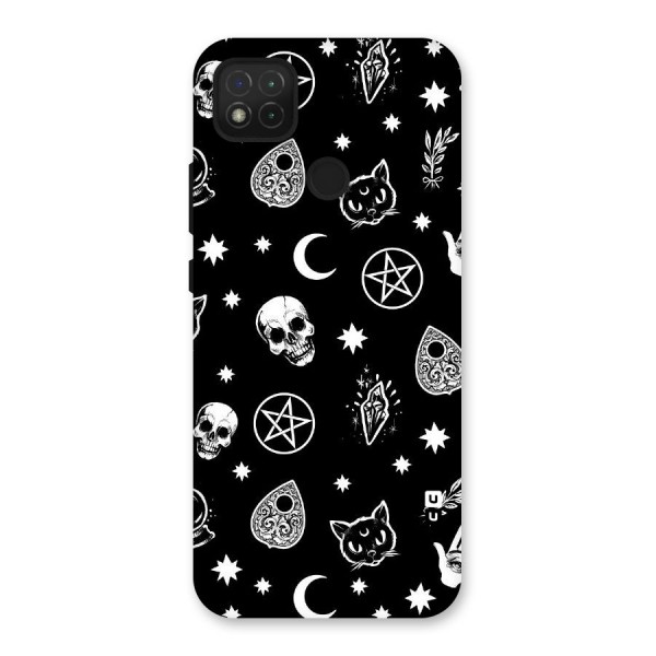 Skull Moon Design Back Case for Redmi 9C