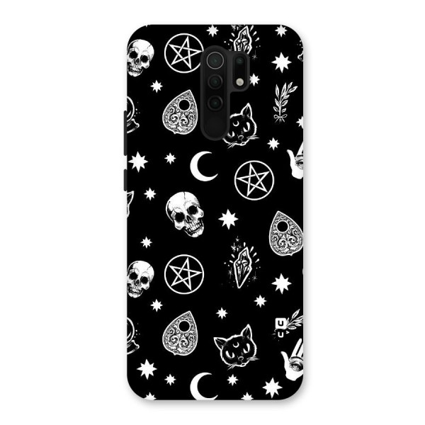 Skull Moon Design Back Case for Redmi 9 Prime