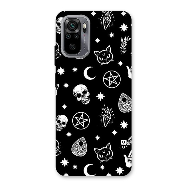 Skull Moon Design Back Case for Redmi Note 10