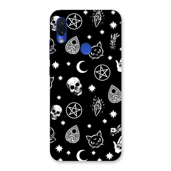 Skull Moon Design Back Case for Redmi Note 7