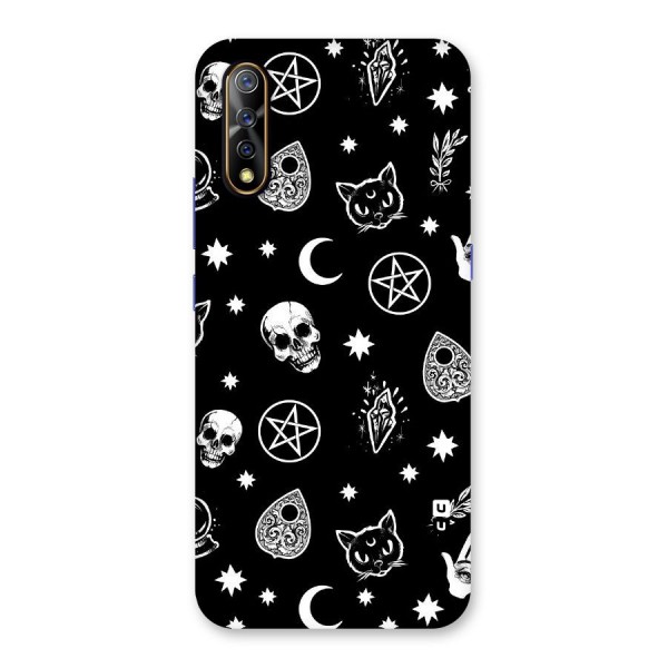 Skull Moon Design Back Case for Vivo S1