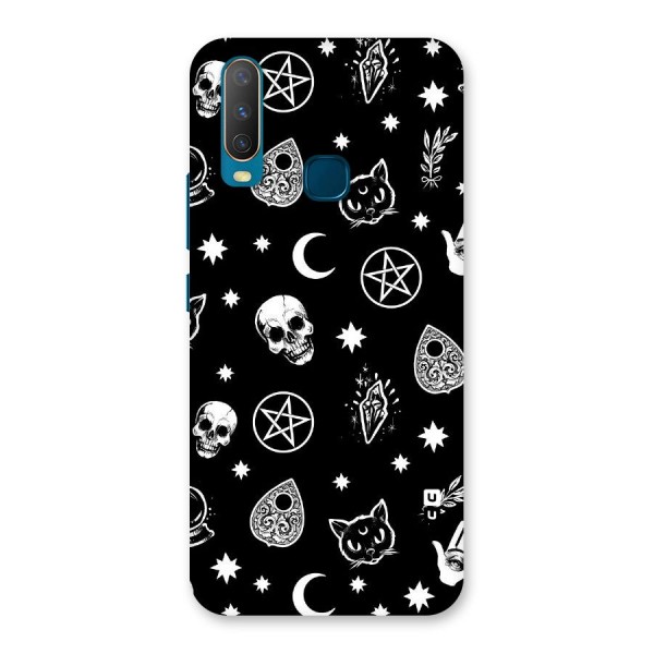 Skull Moon Design Back Case for Vivo U10