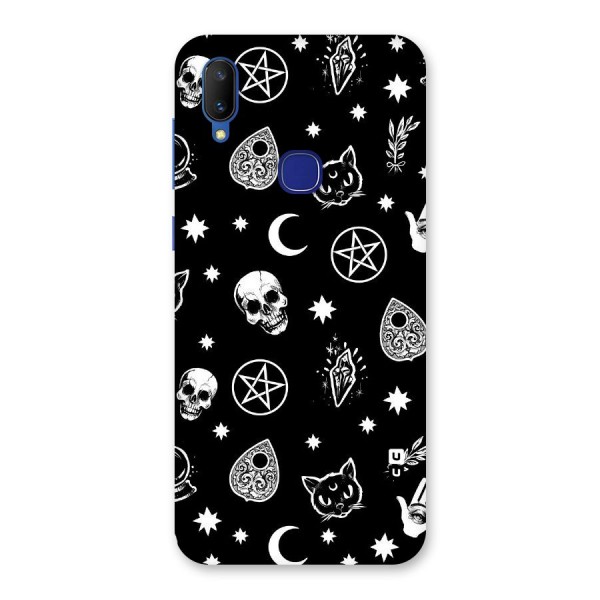 Skull Moon Design Back Case for Vivo V11