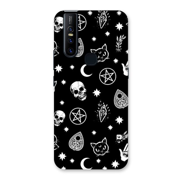 Skull Moon Design Back Case for Vivo V15