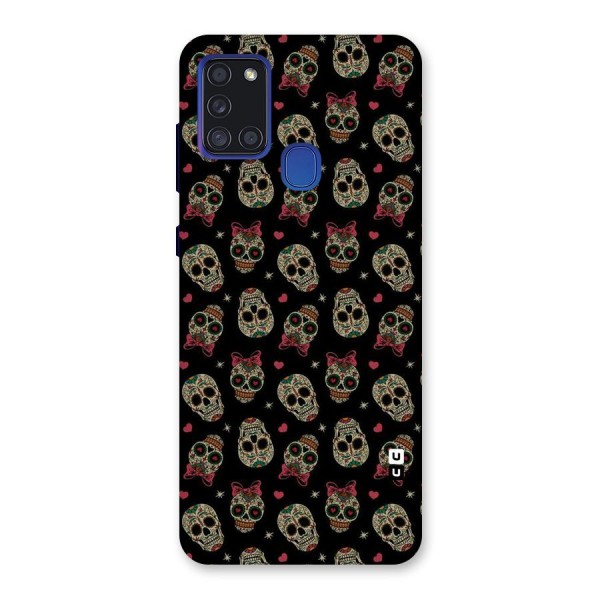 Skull Pattern Back Case for Galaxy A21s