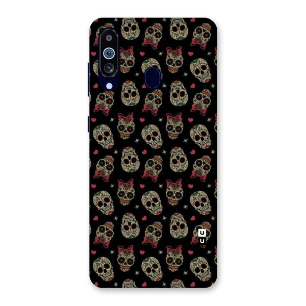 Skull Pattern Back Case for Galaxy A60